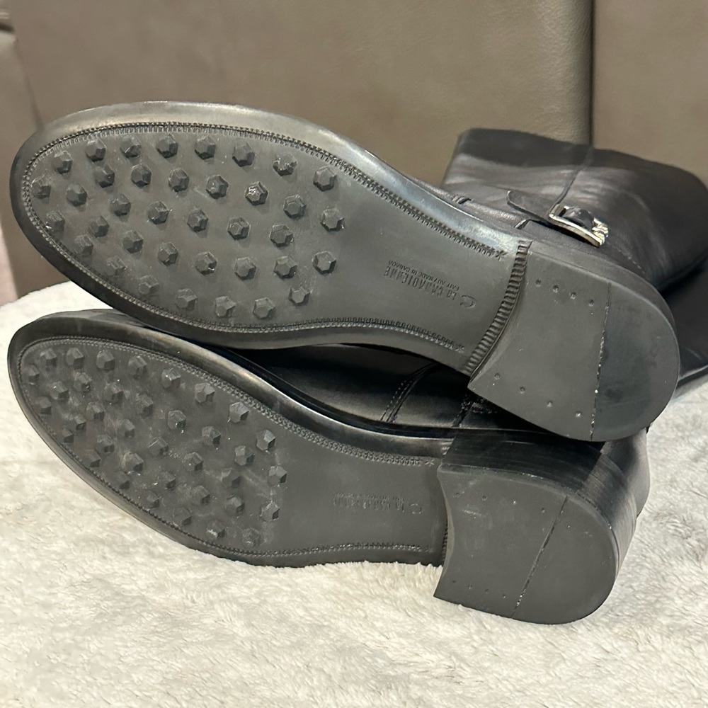 Like NEW✨La CANADIENNE Black Ridding Boots with Smooth Leather and Rounded Toe - Picture 11 of 16